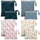 Reginary large flower-style wet dry bag front view keeps beach gear dry and organized