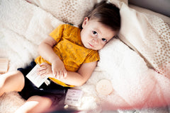 Relaxcation Organic Unscented Baby Soap Bar ingredients highlight four natural components.