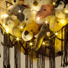 RelaxScene LED-lit hammock glows softly for a comforting night-time ambience