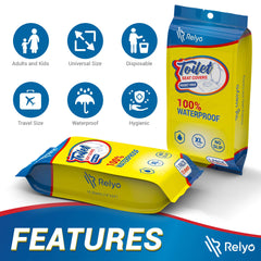 Relyo kids potty-training use in unfamiliar bathrooms.
