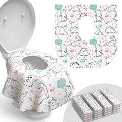 Relyo dinosaurs design toilet seat covers for kid-friendly travel protection.