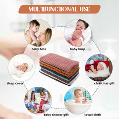 Remagr baby burp cloths, soft skin-friendly fabric ideal for sensitive neck folds.