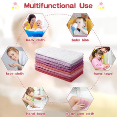 Remagr baby washcloth folded design highlighting soft edges