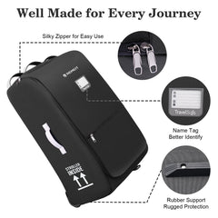 Remeit stroller bag foldable-compact design stores easily when not in use.