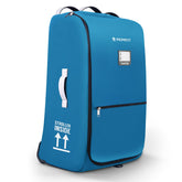 REMEIT stroller bag demonstrates exclusive UPPAbaby compatibility for VISTA models.