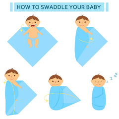 Remerry swaddle blanket with a smooth surface for easy wrapping.