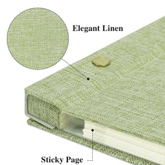 Remowith acid-free pages closeup highlighting long-lasting photo quality.