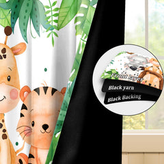 Renaiss african-jungle-pattern-curtains-full-length bold wildlife art and room-darkening