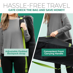 reperkid umbrella stroller bag adjustable shoulder strap for comfortable carrying.
