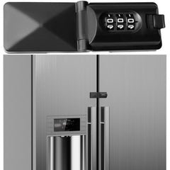 REZIPO French fridge lock front view with keyless code for child safety