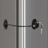 REZIPO refrigerator door lock with two keys for secure access and safety
