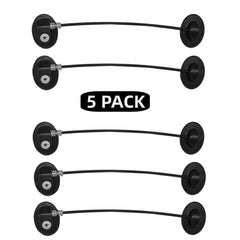 REZIPO refrigerator lock package shows five locks for child-safe kitchen storage.