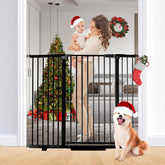 Rgqphantom 41-tall pet gate secures stairs and doorways for pets.
