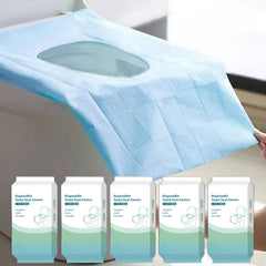 Rgqphantom XL toilet seat cover unfolded to fit large toilets and stay dry.