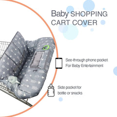 RHYDEER baby high chair cover with universal fit for versatile seating.