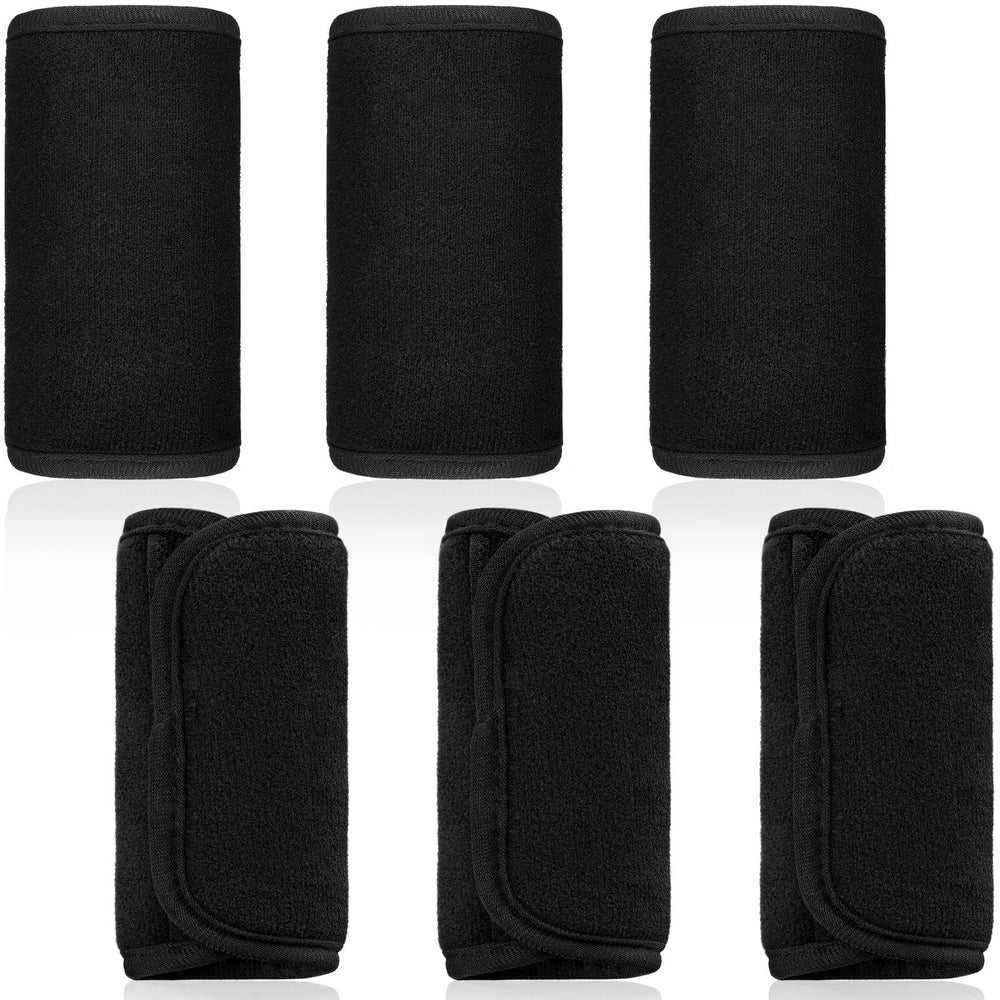 Riakrum black strap cover pack shown for car seats and belt protection.