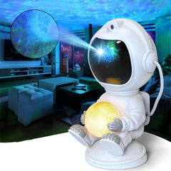 RicecdCAT Spaceman 7-color moon lamp adds gentle bedtime color.