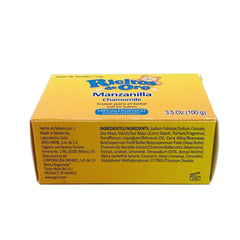 Ricitos de Oro Chamomile extract closeup highlights soothing ingredient