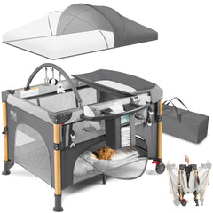 RICUTON baby bassinet with one-hand setup for quick sleep transitions.