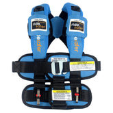 RideSafer extra-large blue vest setup for quick travel safety
