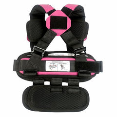RideSafer small pink vest tether option supports flexible installation choices