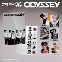 RIIZE ODYSSEY photobook pages—96-page immersive reading experience for fans.