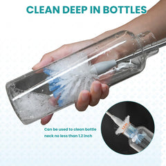 RIMAY bottle brush refill easy-install interface shows simple replacement action.