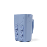 Rinzee baby bath cup suction on tile keeps tub organized and within easy reach.
