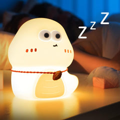 Rktnorv touch-control night light activation demonstrating easy tap changes