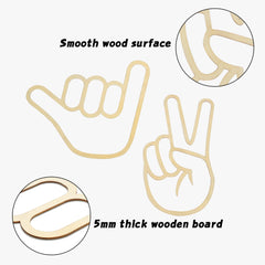 Rmeosye playroom decor wooden words sign makes decorating quick with double-sided tape.