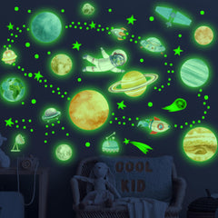 Robmoda glow-in-the-dark stars and planets glow for nighttime exploration