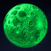 Robmoda glow-in-the-dark planet wall sticker glows softly in kids' room