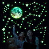 Robmoda glow-stars-ceiling creates a twinkling night sky for kids' rooms