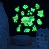 Robmoda Glow Unicorns wall decals glow for imaginative nighttime play