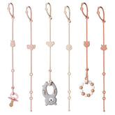 ROCCED Toy Straps bundle with six animal designs for secure play on the go.