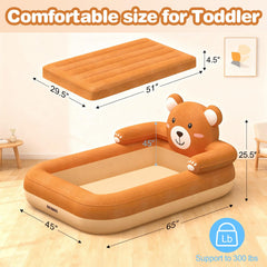 RockBIRDS travel bed folds compactly for car trips and hotel stays.