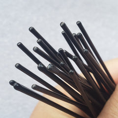 ROCST brown 2-inch hairpins ready for elegant bun styling