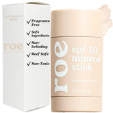Roe Wellness Baby Sunscreen Stick roll-on demonstrates easy application for quick sun protection.