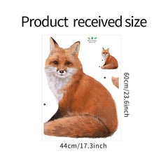 ROFARSO fox wall sticker β waterproof finish for tiles or mirrors.