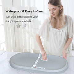 ROGSOUTH changing pad easy-clean surface wipes down quickly for busy days.