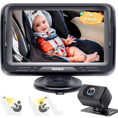 Rohent baby car camera 1080p front view for clear daytime monitoring
