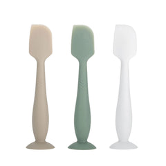 ROHISOM diaper cream spatula handle in green shows grip-friendly design for easy use