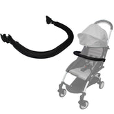 ROMIRUS bumper bar installation on Babyzen YOYO shows quick, secure frame clamping.