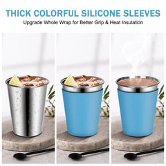 Rommeka straw and silicone sealing ring enable spill-resistant sipping.