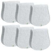 ROMY RO muslin burp cloths closeup—soft, highly absorbent fabric for quick cleanups.