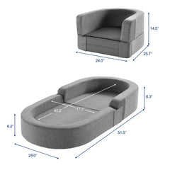 RONBEI plush sponge close-up highlighting soft, comfortable support.