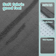 RONGFA baby play mat coral velvet surface with soft touch and cushioning