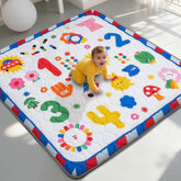 RONGFA baby play mat foam padding close-up for cushioned tummy time