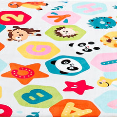 RONGFA baby play mat in a playpen demonstrates protective surface for toddlers at home.