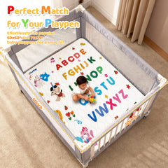 RONGFA baby play mat non-slip-bottom keeps crawling surface secure and stable